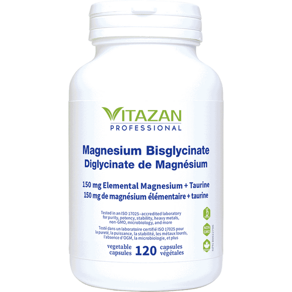Magnesium Bisglycinate (150 mg Elemental Magnesium + Taurine)