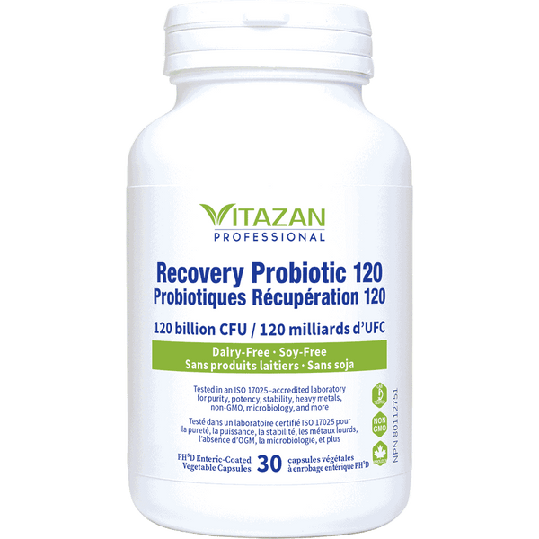 Recovery Probiotic 120
 Now dairy-free and soy-free!