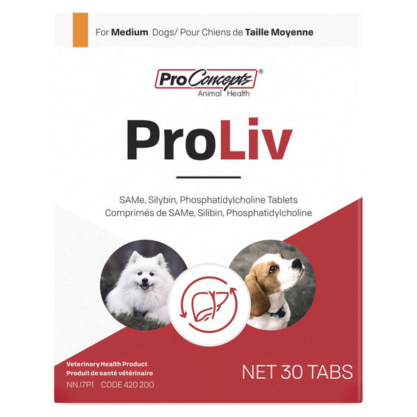ProLiv Supplément de foie - 200 mg Moyen Chien