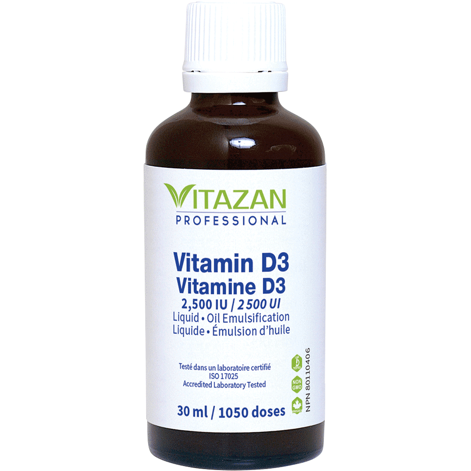NEW! Vitamin D3 (2,500 IU per Drop Liquid)