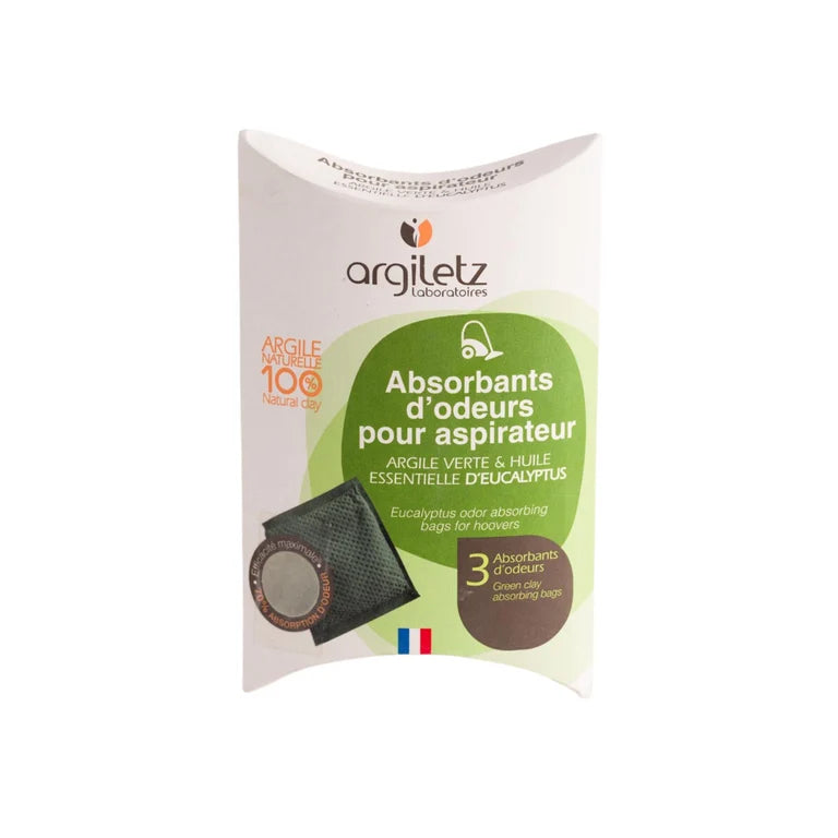 Sachets absorbants d’odeurs – argile verte + eucalyptus