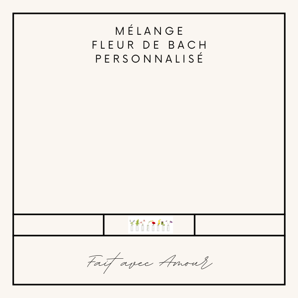 Custom Bach Flower Mix (Up to 5 Bach Flowers)