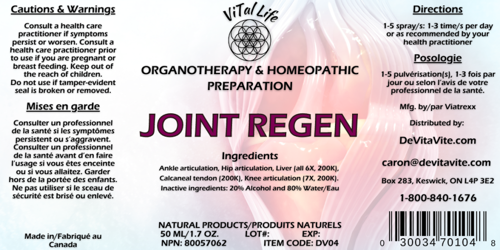 Joint Regen (anciennement Articula)