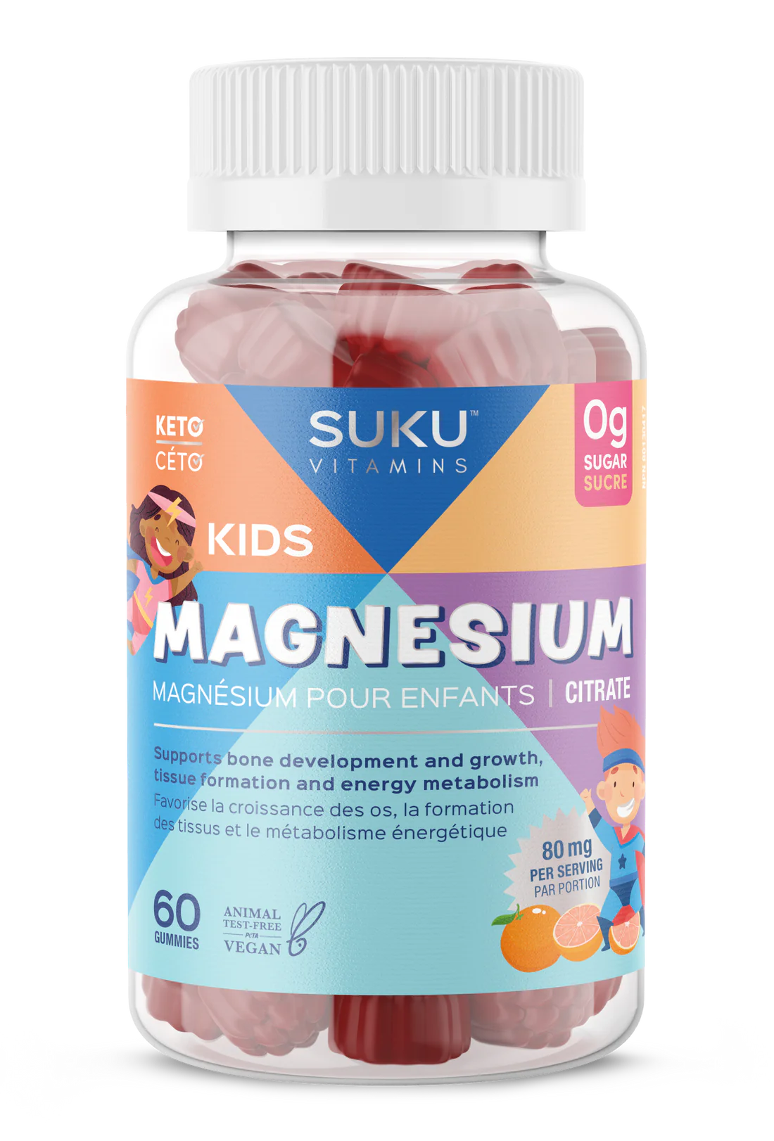 Magnesium citrate for children