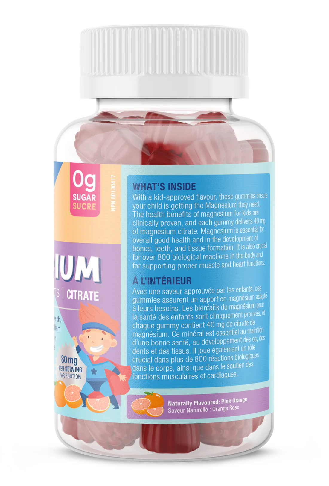 Magnesium citrate for children