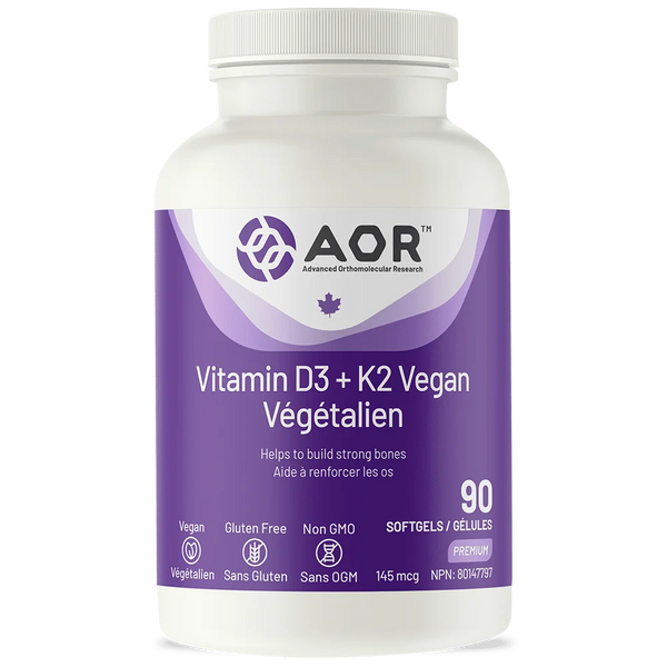 VITAMINE D3 + K2 Végétalien