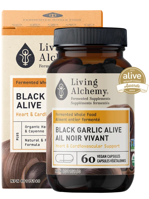 Live black garlic