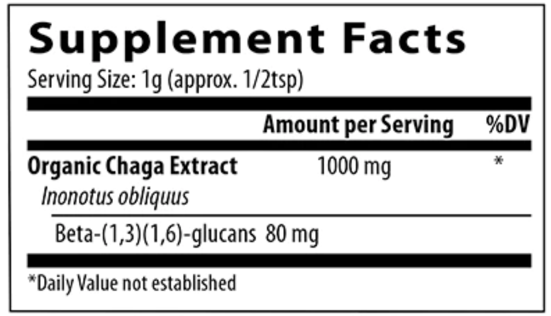SOLDE - Extrait de Chaga (poudre)
