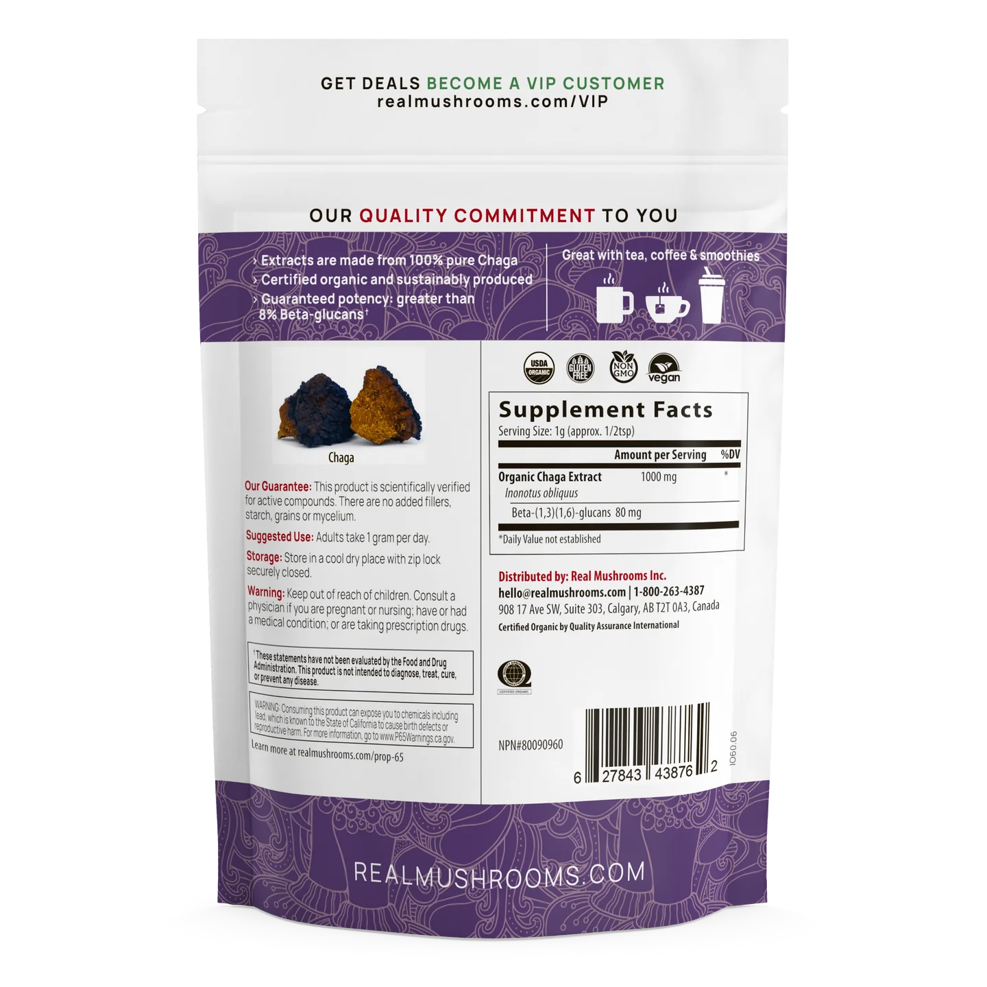 SOLDE - Extrait de Chaga (poudre)