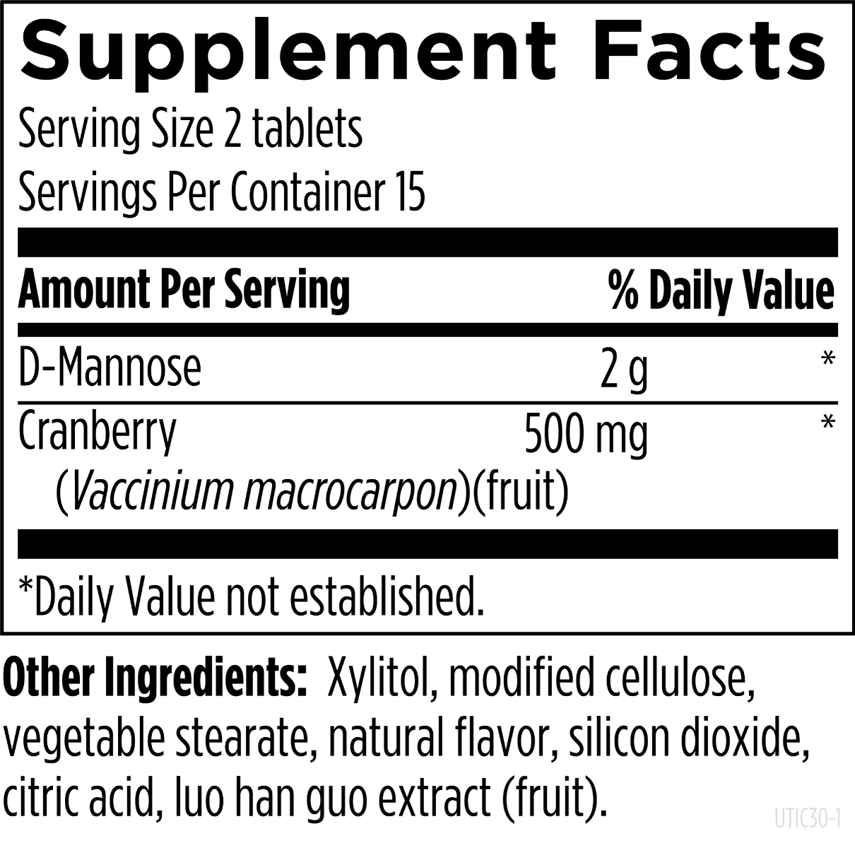 SOLDE - UT Intensive Chewables